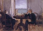 Edouard Manet Manet-s Family at home in Arachon oil on canvas